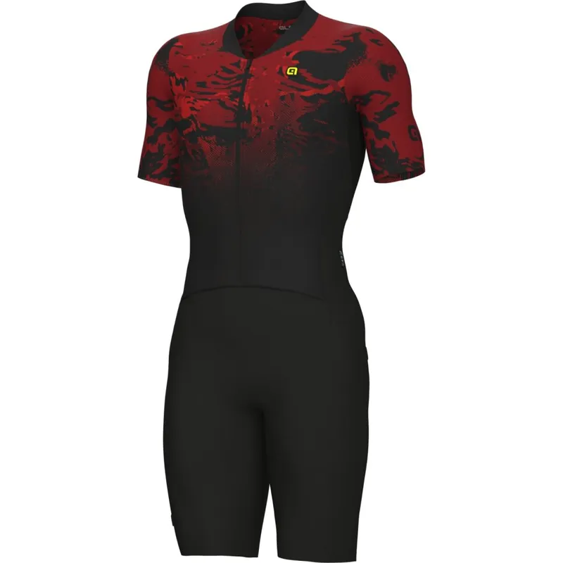 Alé R-EV1 Hive 2.0 Kurzarm-Skinsuits Herren - rot Preisknaller