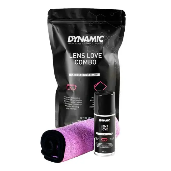 Dynamic Lens Love Combo - Lens Love Brillenreiniger & Antibeschlagspray + Reinigungstuch Versand Am Gleichen Tag
