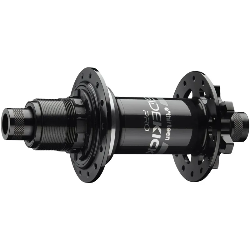e*thirteen Sidekick Pro Hinterradnabe - 6-Loch 12x148mm Boost - Sram XD - black/sterling silver Billig