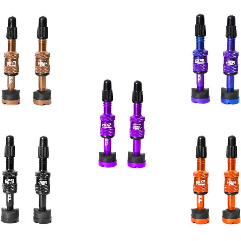 e*thirteen Quick Fill Tire Plasma Tubeless Presta Ventile - Paar - 23-30mm Felgentiefe Begrenztes Angebot
