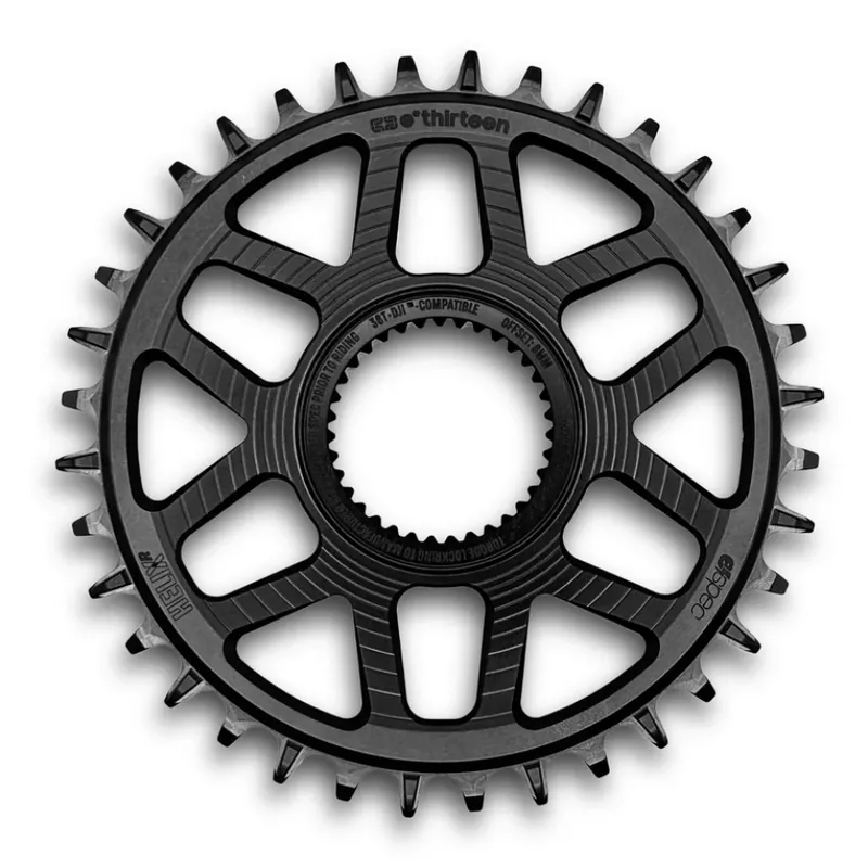 e*thirteen Helix Race e*spec Direct Mount Kettenblatt - DJI Avinox 8mm Offset - black Direktkauf