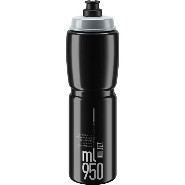Elite Jet Trinkflasche 950ml - schwarz/grau Direktkauf