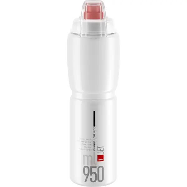 Preis Gesenkt Elite Jet Plus Trinkflasche 950ml - transparent/rot