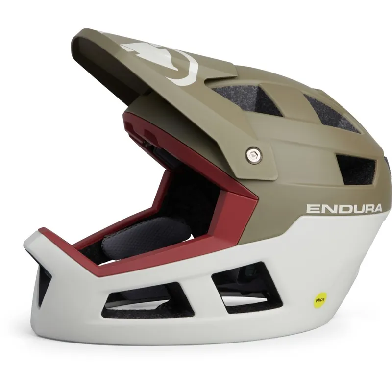 Sale Endura SingleTrack MIPS® Full Face Helm - tweed green