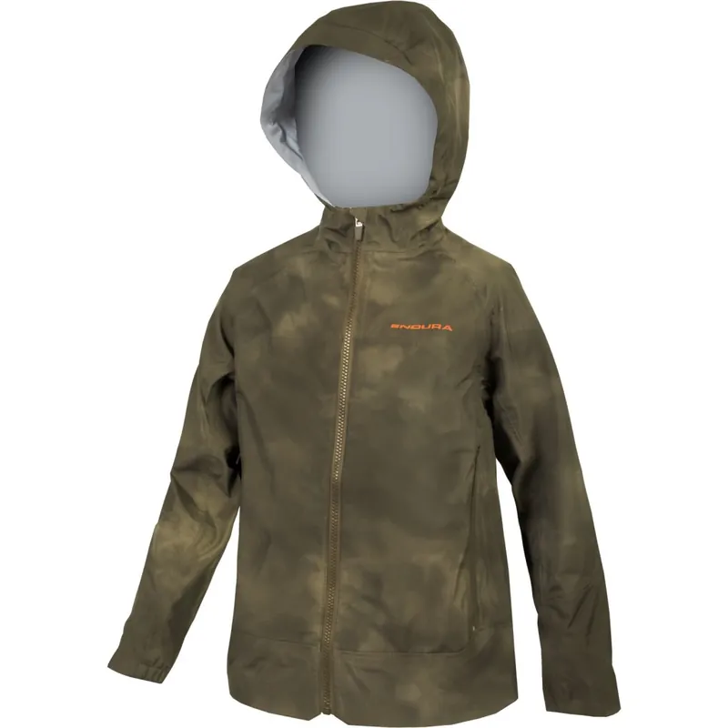 Preisreduziert Endura MT500JR Wasserdichte Jacke Kinder - tweed green