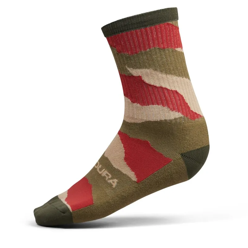 Echt Endura Peak Socken mittellang - tweed green