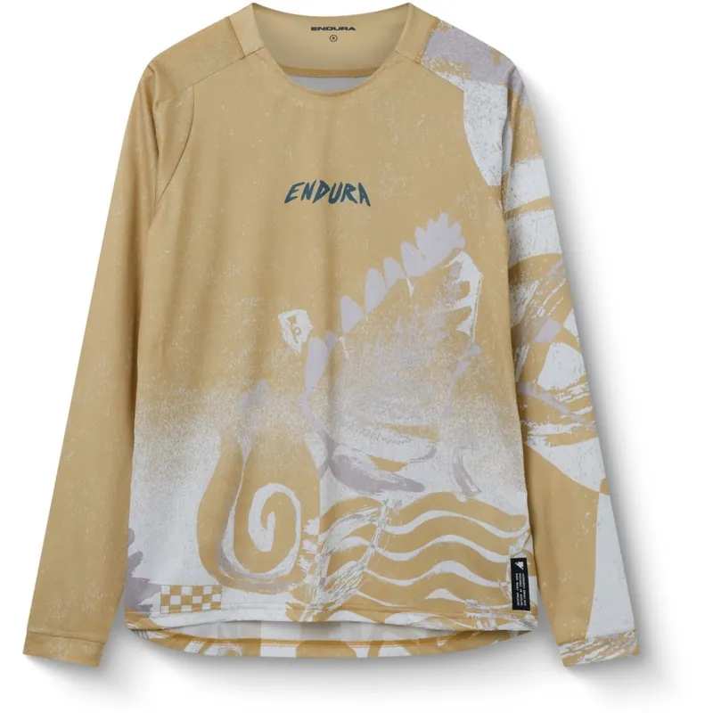 Jetzt Kaufen Endura Singletrack Print Langarmshirt Herren - sand