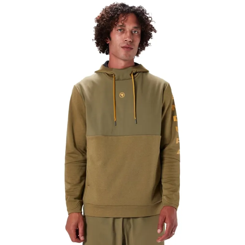 Endura Trailster Tech Kapuzenpullover Herren - tweed green Markenware