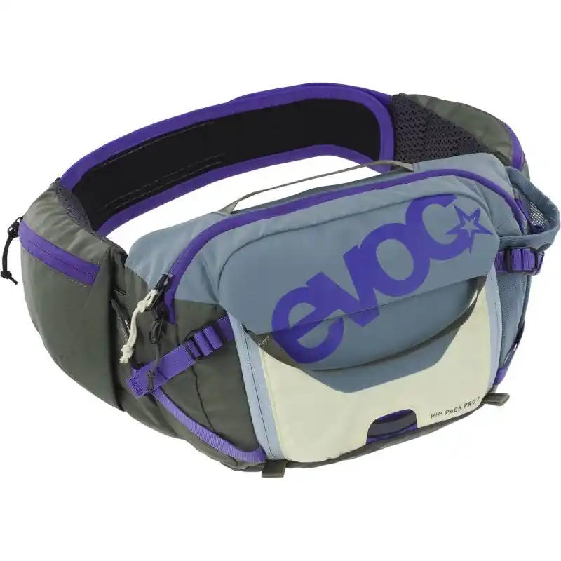 EVOC Pro 3 Hüfttasche - Steel - Violet - Dark Olive Direkt Vom Hersteller