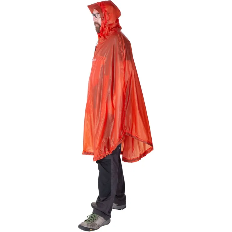 Exped Bike + Hike Poncho - dark lava Abverkauf