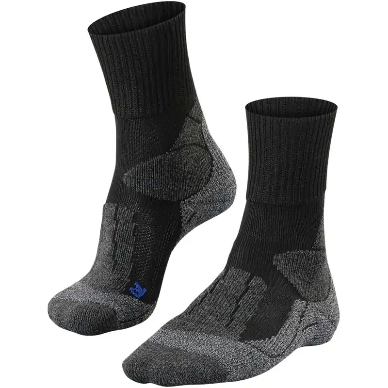 Abverkauf Falke TK1 Adventure Cool Trekkingsocken Herren - black-mix 3010