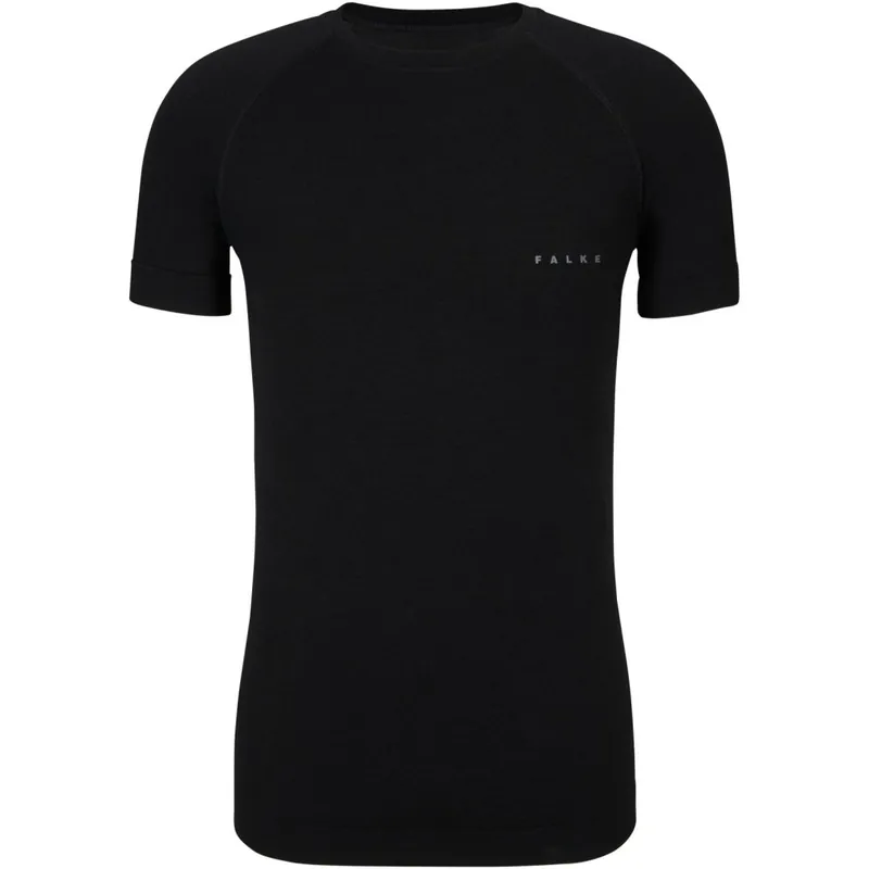 Nur Für Kurze Zeit Falke Wool-Tech Light Kurzarmshirt Herren - black 3000