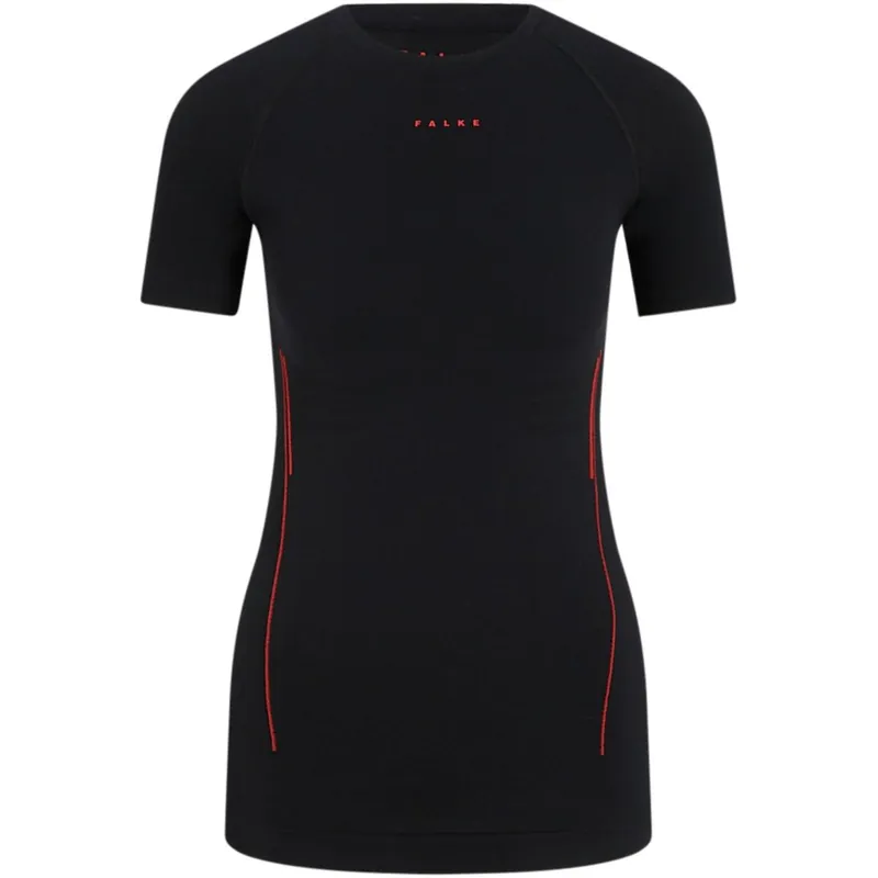 Schneller Versand Falke Wool-Tech Light Crew Neck Kurzarmshirt Damen - schwarz 3000