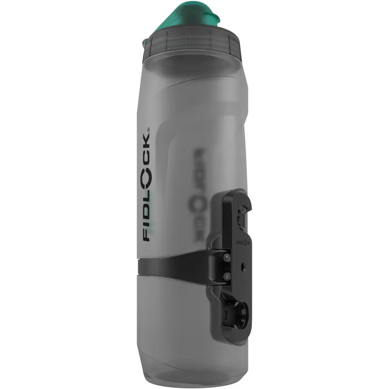 Fidlock Twist Single Trinkflasche Antibakeriell + Bottle Connector - 800ml transparent black Neu