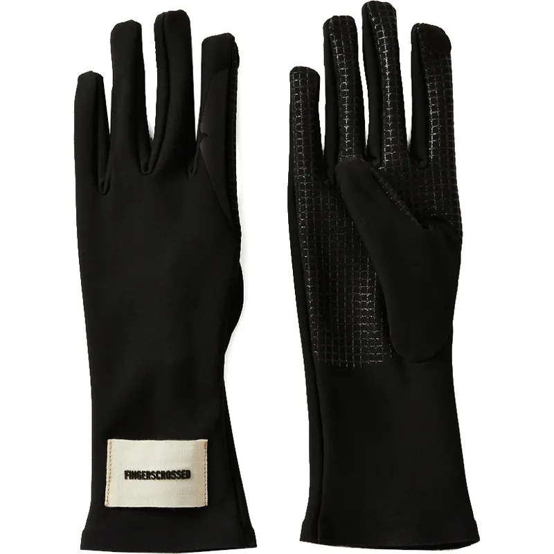 FINGERSCROSSED Mid Season Fahrradhandschuhe - Schwarz Meistverkauft