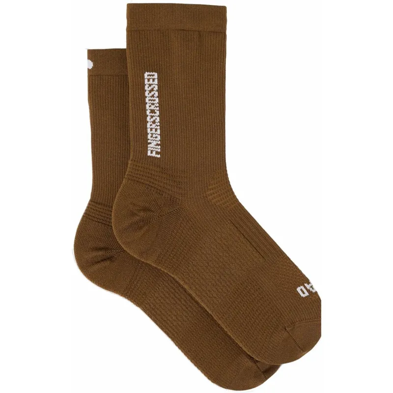 FINGERSCROSSED Off Road Fahrradsocken - Coffee Knallerangebot