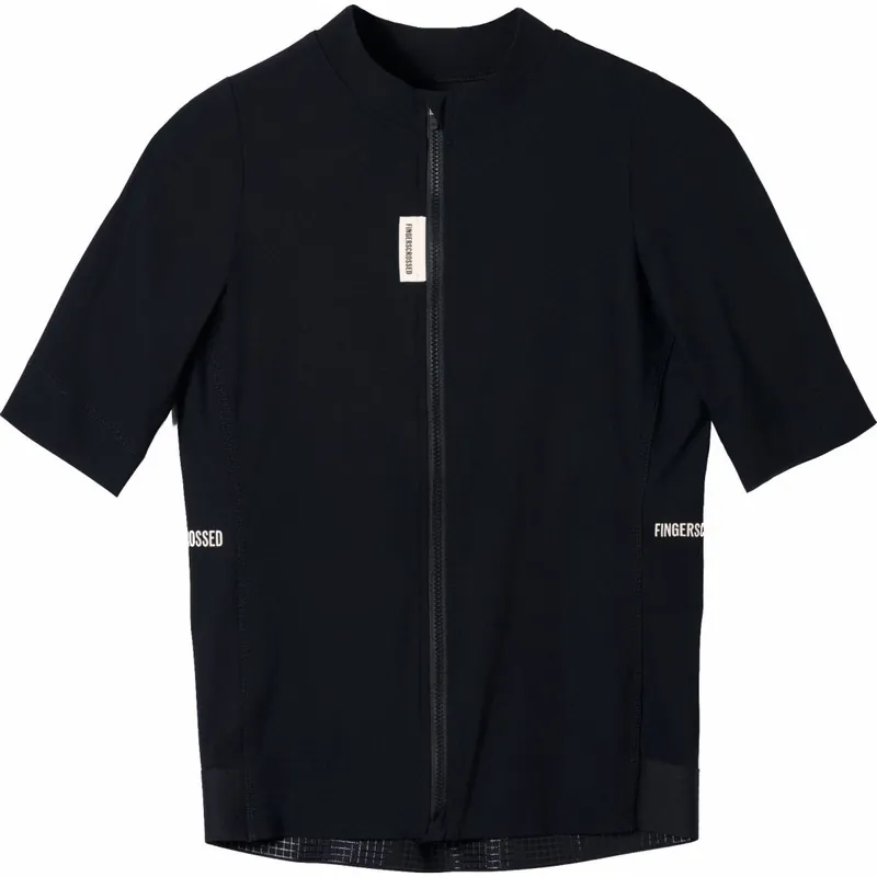 FINGERSCROSSED Road Kurzarmtrikot Damen - Schwarz Top-Seller