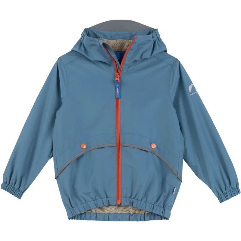 Finkid TIMI AIR Regenjacke Kinder - bluestone Billig