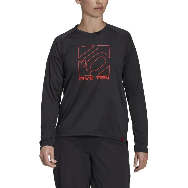 Five Ten Langarm-Trikot Damen - Schwarz Expressversand