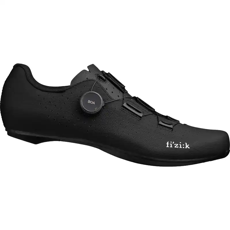 Fizik Tempo Decos Carbon Rennradschuhe Unisex - Breit - schwarz/schwarz Saisonangebot