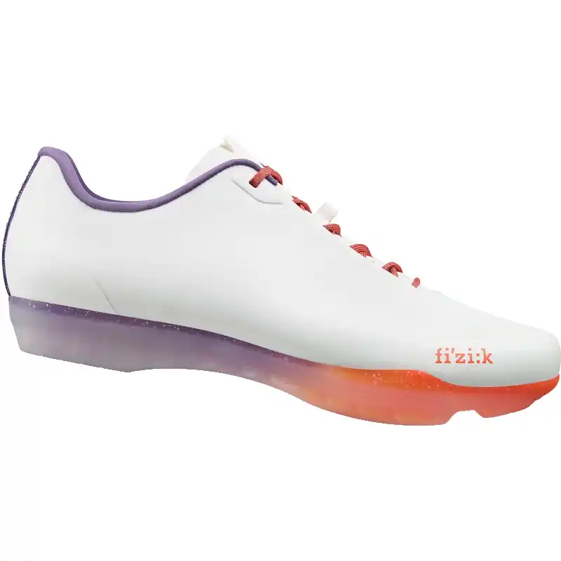 Fizik Tempo Beat Rennradschuhe Unisex - weiß/orange Mega-Angebot