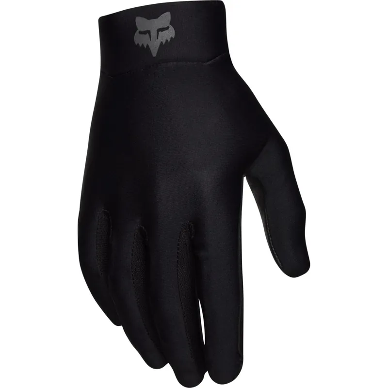 Neuheit FOX Flexair MTB Handschuhe für Herren mit Lederhandfläche - LP - schwarz