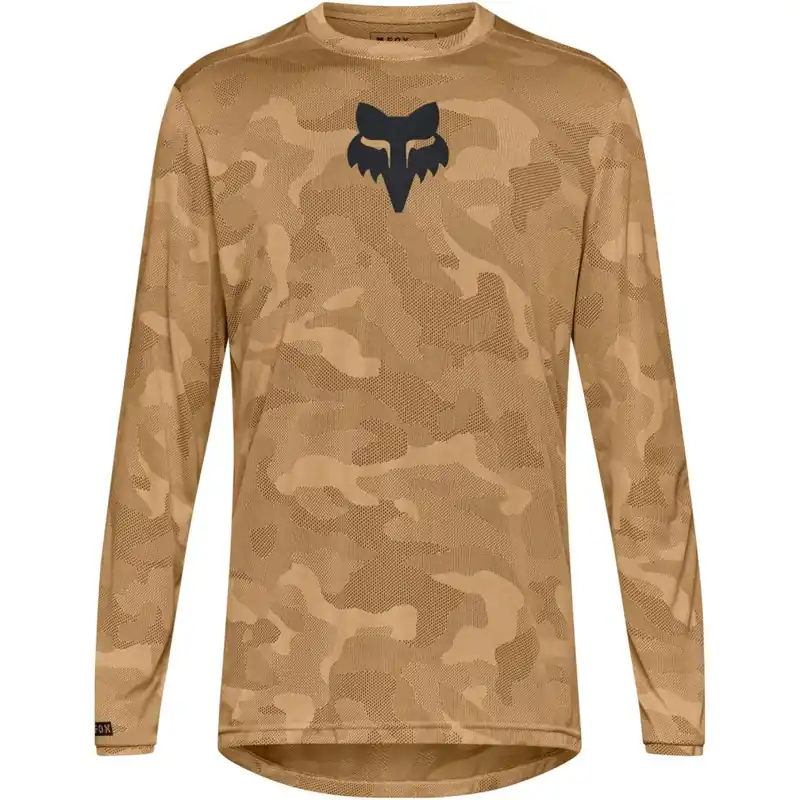 Zertifiziert FOX Ranger TruDri MTB Langarmtrikot Herren - nutmeg