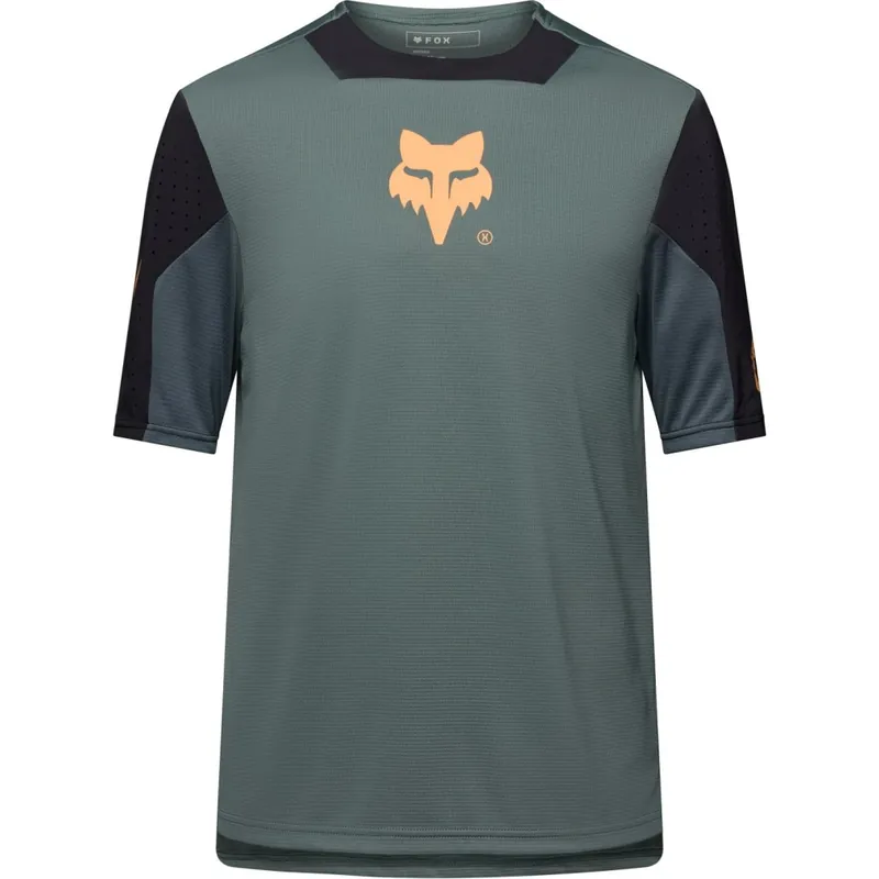 FOX Defend MTB Kurzarmtrikot Herren - Creation - sage Preisreduziert