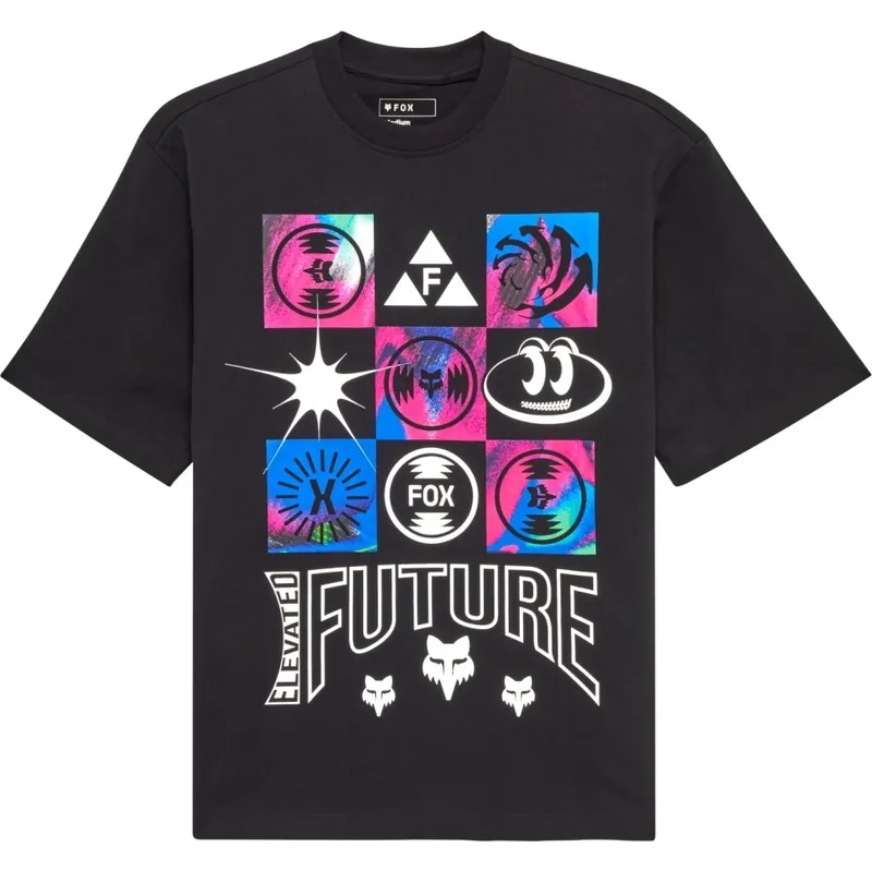 Begrenztes Angebot FOX Image Cosmo Midweight Oversized T-Shirt Herren - black