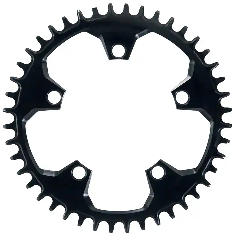 Highlight Garbaruk Road/CX/Gravel Kettenblatt - 130 mm / Rund / Narrow-Wide - schwarz
