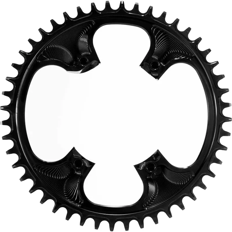 Garbaruk Road/CX/Gravel Kettenblatt - 110 mm / Rund / Narrow-Wide - für Shimano Ultegra R8000 - schwarz Heißes Angebot