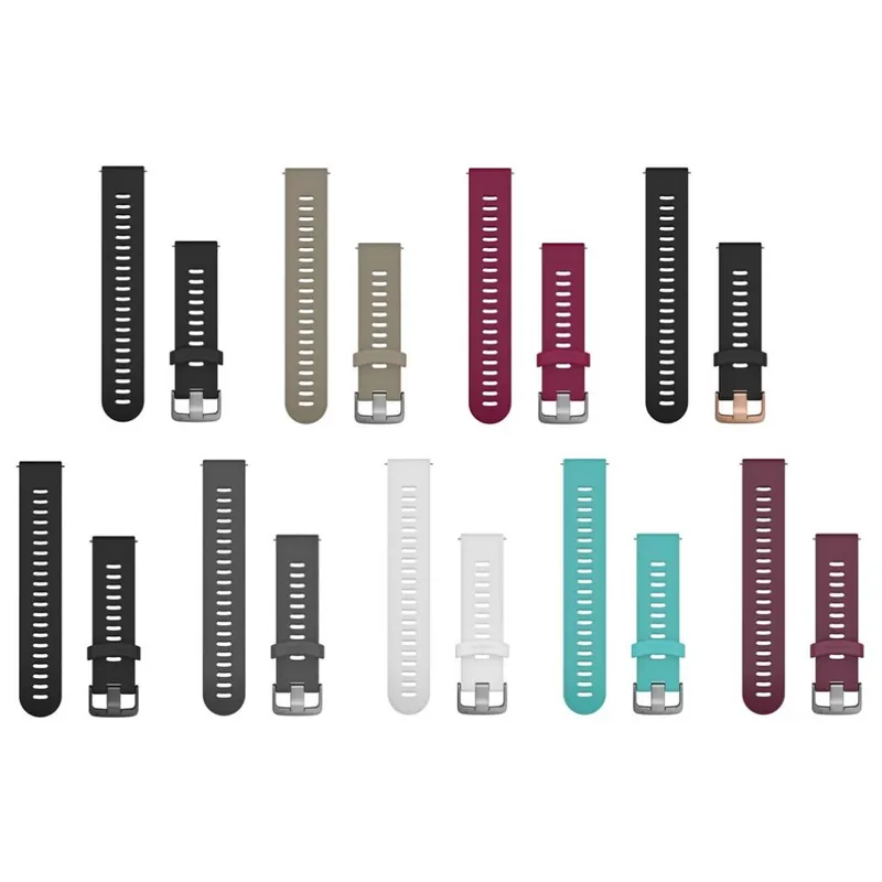 Meistverkauft Garmin Schnellwechsel-Armband (20 mm) - Silikon - verschiedene Farben
