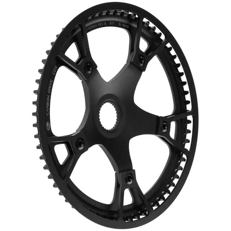 Gates Carbon Drive Riemenscheibe - CDX Centertrack Front BCD-130 Bosch Gen. 4 Rohloff - mit Guard - 54.7 mm Bestseller