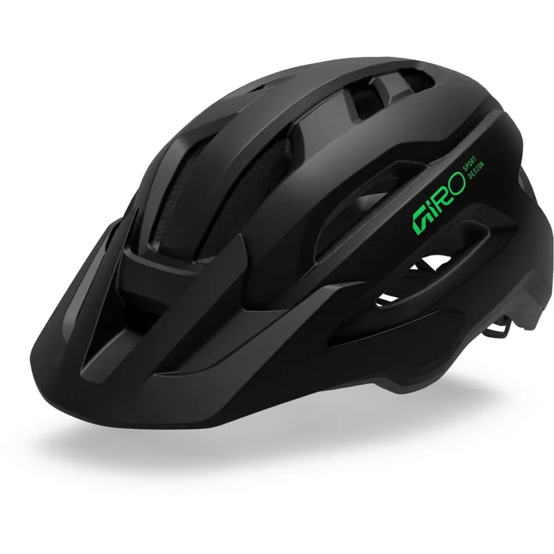 Preisknaller Giro Fixture II Jugendhelm - matte black/green