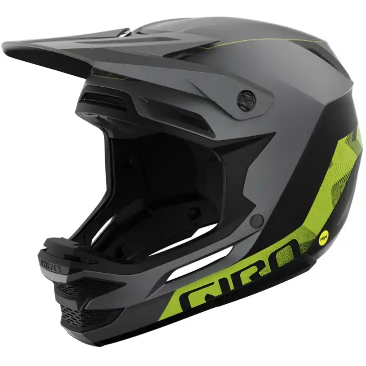 Giro Insurgent Spherical Full Face Helm - matte black/ano lime Zertifiziert