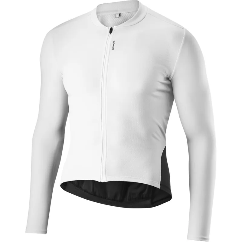 Gonso SITIVO Langarm-Trikot Herren - Weiß / Schwarz Beliebt