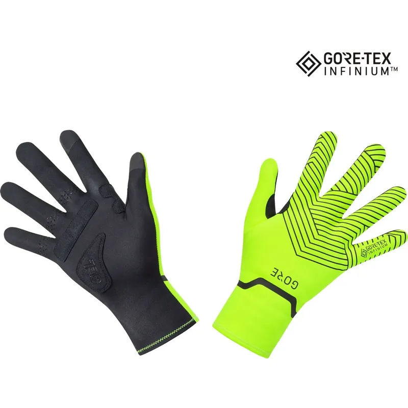 Neu Im Sortiment GOREWEAR C3 GORE-TEX INFINIUM™ Stretch Mid Handschuhe - neon yellow/schwarz 0899