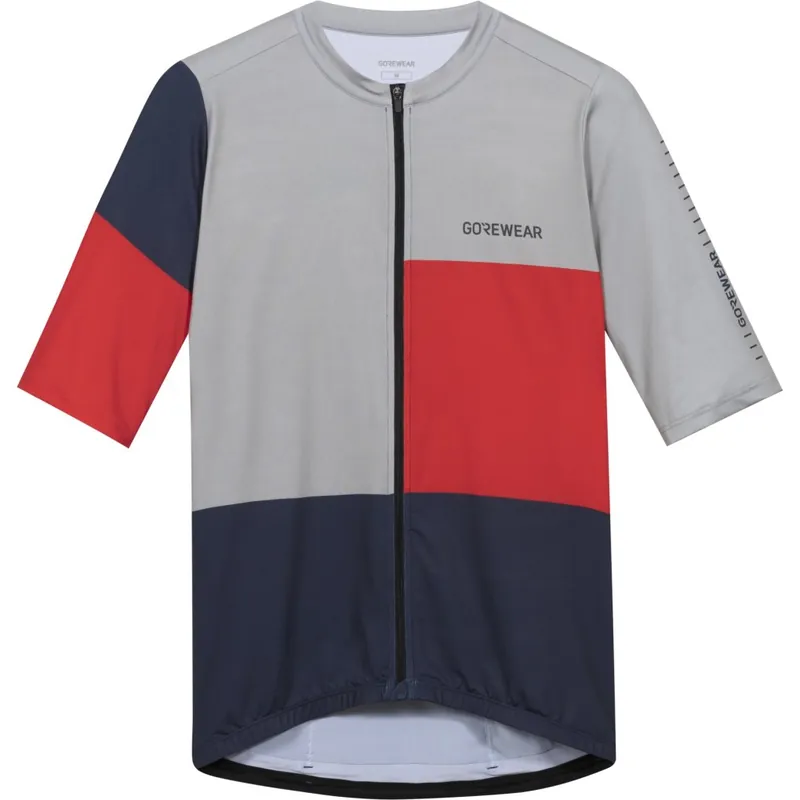 GOREWEAR Swiftride Block Kurzarmtrikot Herren - lab graphite / lab red BZDC Top-Preis