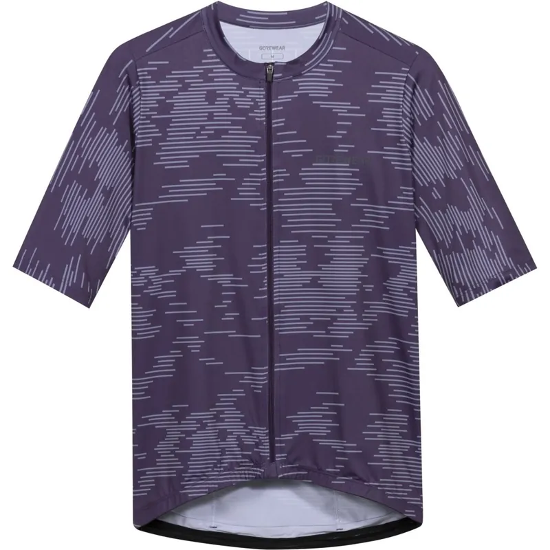 GOREWEAR Swiftride Electro Kurzarmtrikot Herren - purple indigo / amethyst grey DEDF Begrenztes Angebot