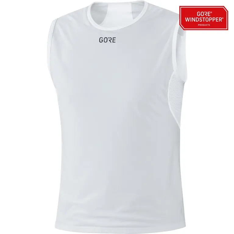 GOREWEAR GORE® WINDSTOPPER® Base Layer Shirt Ärmellos Herren - light grey/weiß 9201 Nur Für Kurze Zeit