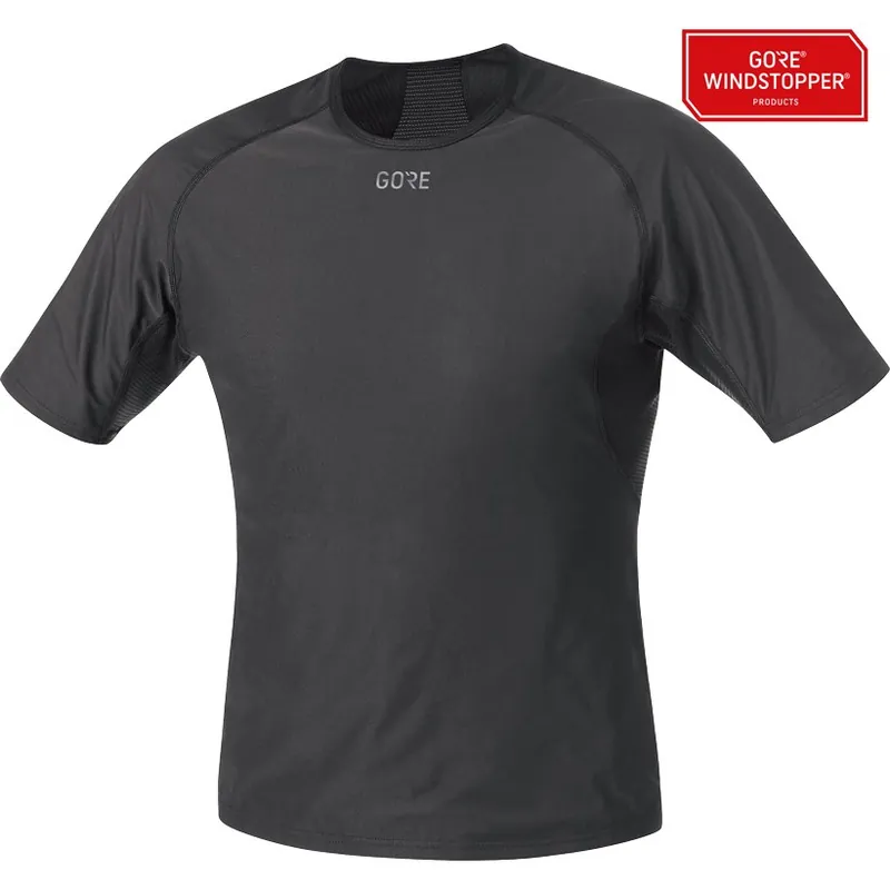 GOREWEAR GORE® WINDSTOPPER® Base Layer Shirt Herren - schwarz 9900 Sale