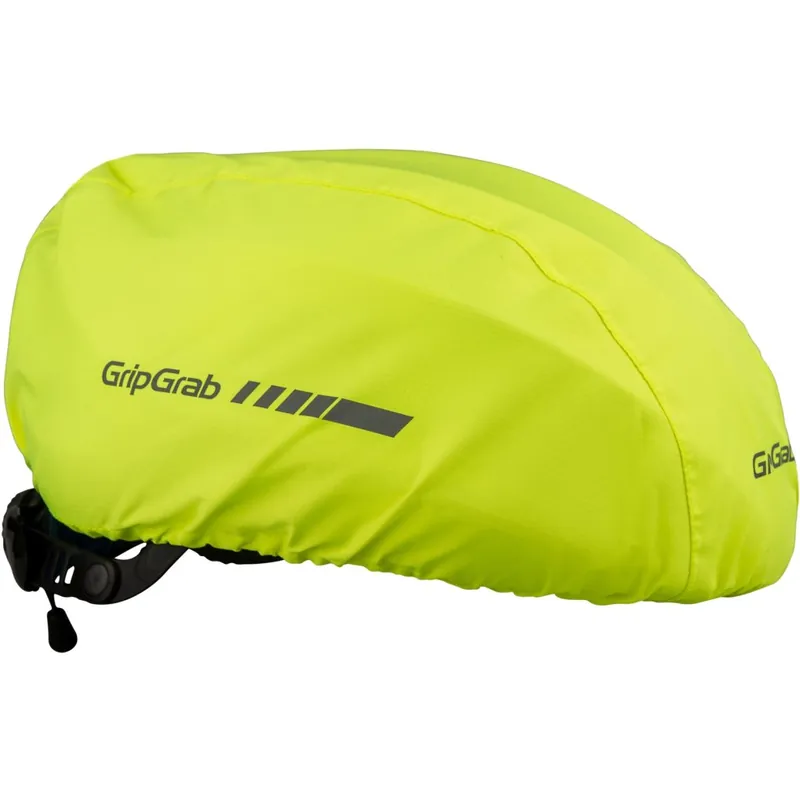 Preisreduziert GripGrab Waterproof Helmcover - Yellow Hi-Vis