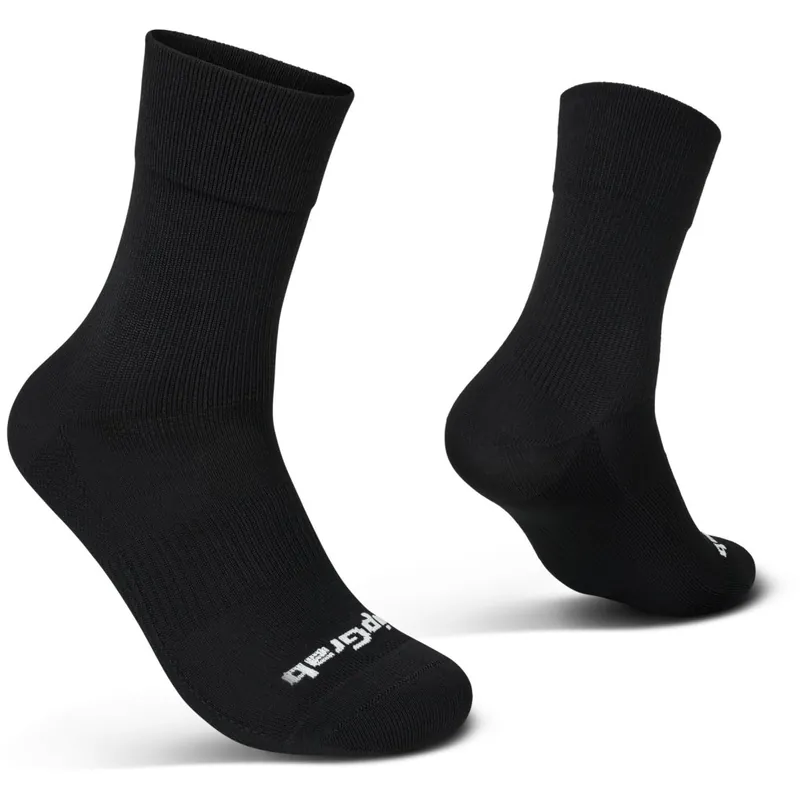 GripGrab EXPLR Regular Cut Socken - Black Schnäppchen
