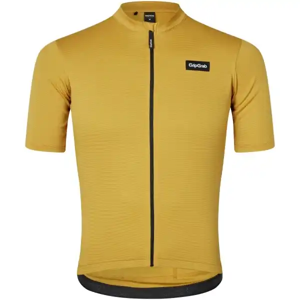 Online Kaufen GripGrab EXPLR Merinotech Kurzarmtrikot Herren - Mustard Yellow