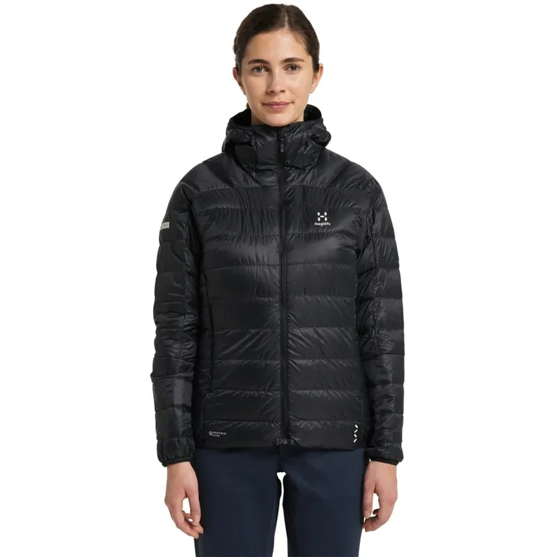 Haglöfs L.I.M Daunenjacke mit Kapuze Damen - true black 2C5 Expressversand