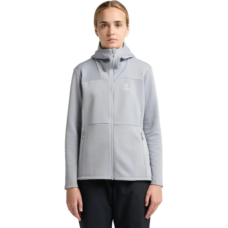 Zertifiziert Haglöfs Willow Mid Hood Jacke Damen - concrete 2A5