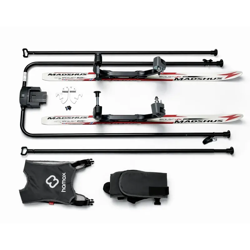 Hamax Ski-Set für den Fahrradanhänger Outback Next - schwarz Sale