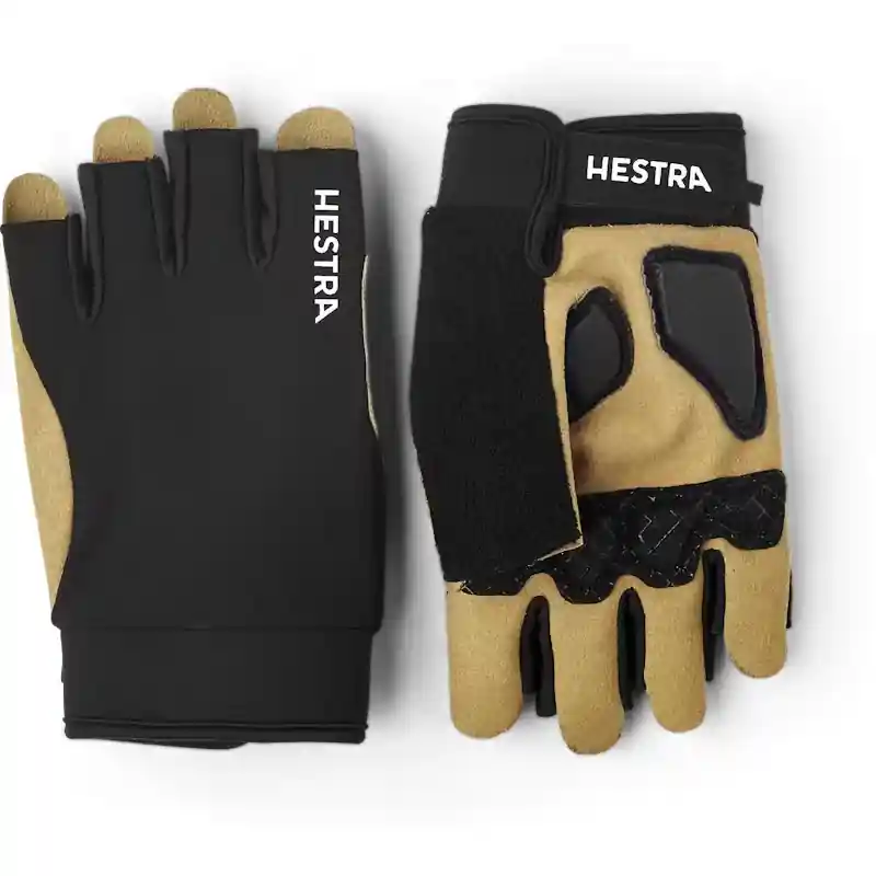Nur Heute Hestra Bike Guard Short - 5 Finger Fahrradhandschuhe - schwarz