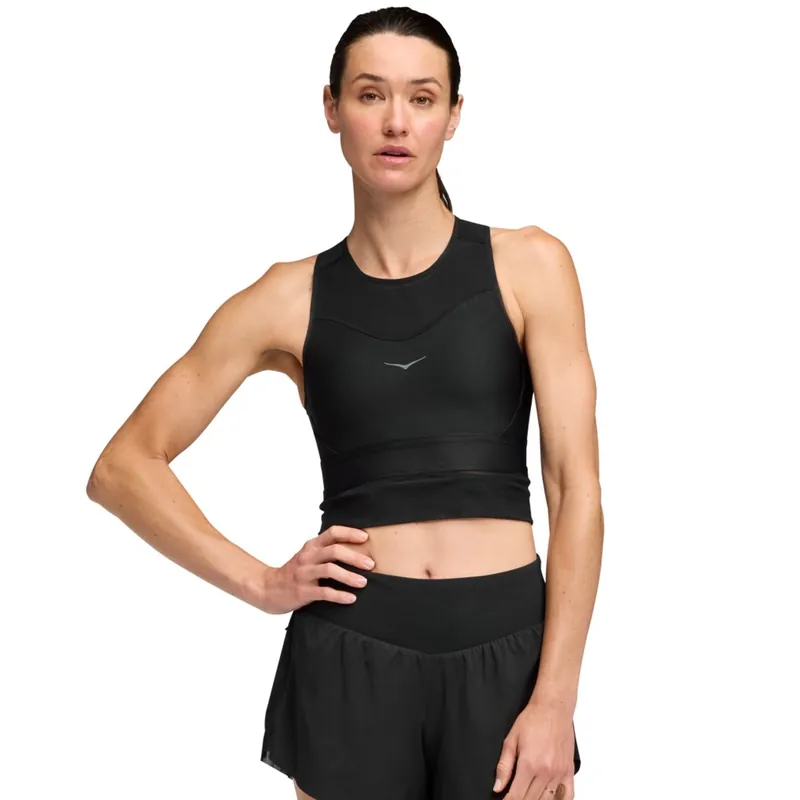 Neuheit Hoka Race Day Sport BH Damen - schwrarz / schwarz