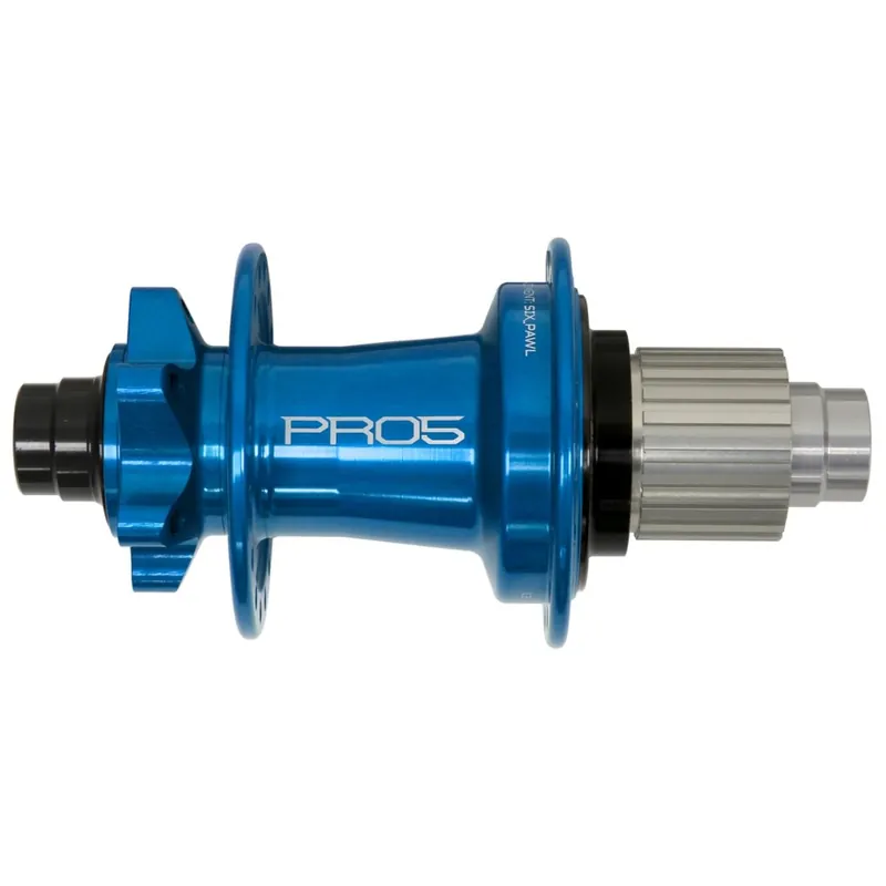Hope Pro 5 Hinterradnabe - 6-Bolt - 12x142mm Shimano Micro Spline - blau Neu Im Sortiment